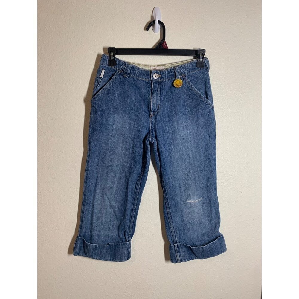 VTG OshKosh B'Gosh Denim Blue Jeans Retro Y2K Casual Girls Size 12